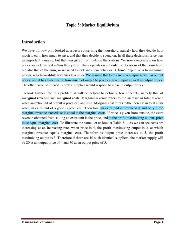 Lecture Note 3 Demand Supply and Government Policies | PDF | Labour