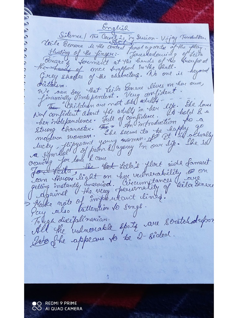 BA LLB English Notes | PDF