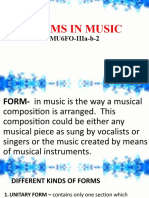 Forms in Music
