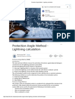 Protection Angle Method - Lightning Calculation