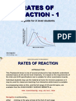Rates of Reaction 1