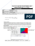 Facultad de Ingenieria de Procesos de La Unsa