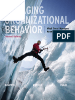 Managing Organizational Behavior What Great Managers Know and Do
