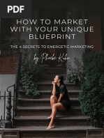 Marketing With Your Unique Blueprint