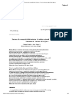 Factores de Competitividad Turística - El Área de Turismo Regional Del Algarve