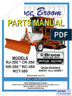 350 Series Broce Broom Parts Catalog 404001-404561 MANUAL BA-04