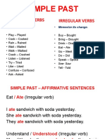 Simple Past: Regular Verbs Irregular Verbs