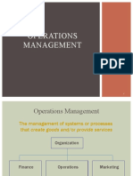 1 Operations Management- Introduction