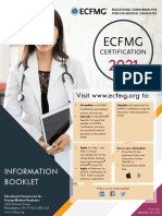 ECFMG Information Booklet and Application Materials