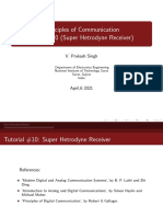 Principles of Communication Tutorial-10 (Super Hetrodyne Receiver)