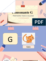 Consonante G - GA, GO, GU