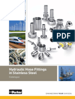 Parker Hydraulic Hose Fittings in Stainless Steel Catalogue CAT - 4400.1 - UK