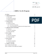 Applying to the MIPLC LL.M. Program Guide