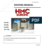 Operating Manual: HV-25L HV-50L HV-85L HV-110L