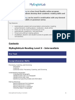 Myenglishlab Reading Level 3 - Intermediate: English