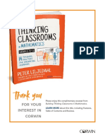 Liljedahl-Building Thinking Classrooms Summary