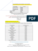 Consumos de Hilo y Formula