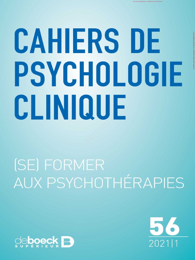 Comment Représenter La Tristessesur Une Page De Garde Cahier Cahiers de Psychologie Clinique Numéro 20211 (N° 56) | PDF | Psychanalyse |  Psychothérapie