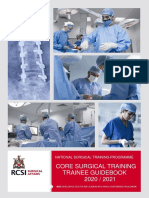 Core SurgicalTraining GuideBook 2020 2021