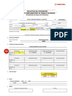 Solicitud de cotización seguro complementario trabajo riesgo