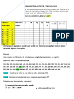 Construccion Una Distribución de Frecuencias