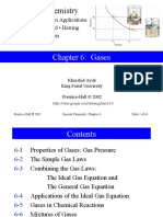 General Chemistry: Chapter 6: Gases