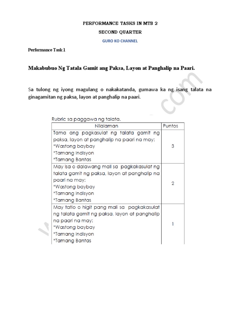 MTB 2 Q2 | PDF