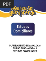 Planejamento Semanal 1° ano 14.09 a 18.09