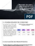 Presentación Tema 3 Posibilidades, Preferencias y Elecciones