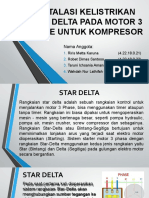 Instalasi Kelistrikan Star Delta Pada Motor 3 Phase