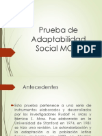 Test de Adaptabilidad Social MOSS