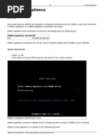 Zabbix Appliance