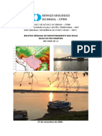 Serviço Geológico Do Brasil - CPRM Diretoria de Hidrologia E Gestão Territorial - DHT Sede Brasília / Residência de Porto Velho - Repo