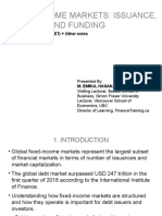 Fixed-Income Markets - Issuance, Trading and Funding