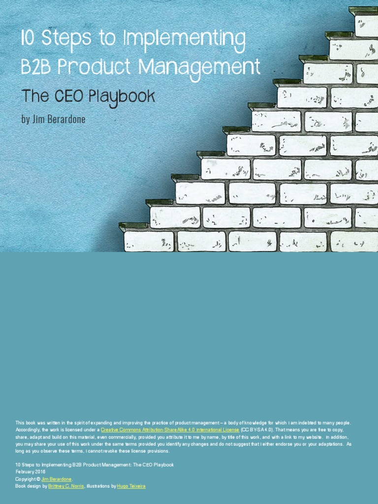 10 Steps To Implementing B2b Product Management The Ceo Playbook