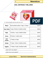 3er Grado - Matemáticas - Decenas, Centenas y Millares