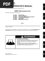 Operator'S Manual: 500E2 Telescoping Crane