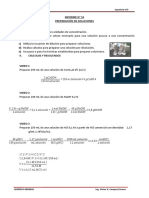 Informe #10 Preparación de Soluciones