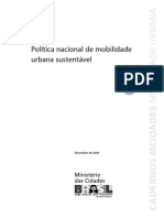 'Cadernos-Política Nacional de Mobilidade Urbana Sustentávekl