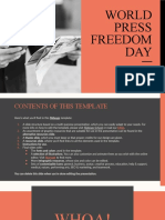 World Press Freedom Day by Slidesgo