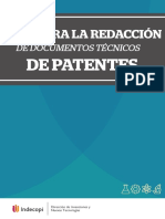 Guía Para La Redaccion de Documentos Tecnicos de Patentes