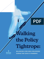 Walking The Policy Tightrope:: Balancing Lives and Livelihoods During The Covid-19 Pandemic