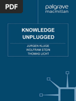 Knowledge Unplugged