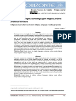 Helmut Renders - A Cultura Visual Religiosa Como Linguagem Religiosa Própria