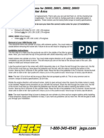 Installation Instructions for LS Series Roller Rocker Arms