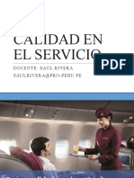 Calidad en El Servicio