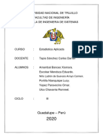 Ejerccios de Estadistica Aplicada - Semana 2