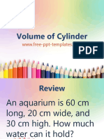 Volume of Cylinder