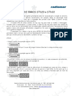 Log de Erros STD20 - STD22 - Rev2