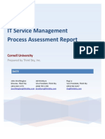 ITSM Assessment Report